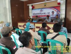 Bhabinkamtibmas Desa Tanjungmedar Hadiri Rapat Persiapan Pawai Pembangunan dan Milangkala Desa Tanjungmedar 