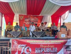 Kegiatan Pawai Pembangunan untuk Meriahkan HUT RI ke-79 di Desa Jingkang Kecamatan Tanjungmedar
