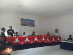 Bhabinkamtibmas Kelurahan Talun Monitoring Pertandingan Tenis Meja Antar Rw Dalam Rangka HUT RI ke – 79