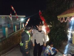 Patroli malam,Polsek Tanjungkerta Polres Sumedang Polda jabar terus berusaha wujudkan situasi yang aman dan kondusif