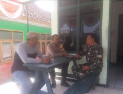 Bersinegri TNI – Polri,Polsek Tanjungkerta Polres Sumedang Polda Jabar,sambangi Koramil Tanjungkerta jalin silaturahmi