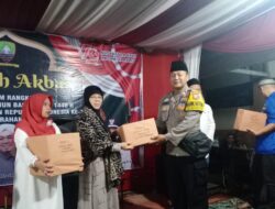 Bhabinkamtibmas Kelurahan Kota Kaler Hadiri Kegiatan Tabliq Akbar Dalam Rangka Memperingati HUT RI Ke 79