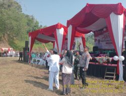 Kegiatan Pawai Pembangunan untuk Meriahkan HUT RI ke-79 di Desa Sukatani Kecamatan Tanjungmedar 