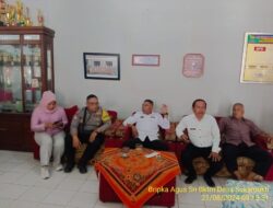 Bripka Agus Sukmana melaksanakan sambang/silatrahmi kamtibmas