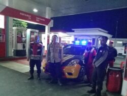Antisipasi Kriminal pada Malam hari, Samapta Polsek Tomo laksanakan Patroli “Blue Light”