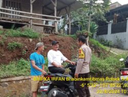 Bhabinkamtibmas Desa Sukarapih Melaksanakan Giat Sambang Dan Silaturahmi Kepada Warga masyarakat.