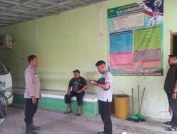 Silaturahmi Kamtibmas Bhabinkamtibmas Polsek Tomo Kepada Warga Binaan.