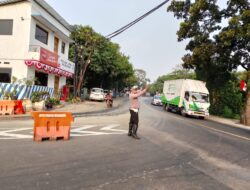Panit Lantas Polsek Tomo Laksanakan Patroli Rutin Antisipasi Kemacetan dan Laka Lantas.