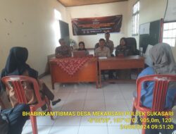 Polsek sukasari melaksanakan sambang untuk menjalin silaturahmi