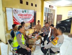 AKP Bagus Susanto Kapolsek Serang Baru Hadir Sapa Warga Saat Ngopi Kamtibmas Di Wilayah 