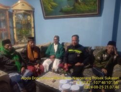 Polsek sukasari melaksanakan sambang untuk menjalin silaturahmi