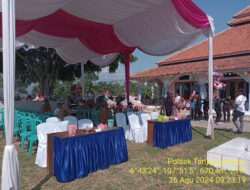 Kegiatan Pawai Pembangunan untuk Meriahkan HUT RI ke-79 di Desa Tanjungmedar Kecamatan Tanjungmedar.