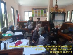 Polsek sukasari melaksanakan sambang untuk menjalin silaturahmi