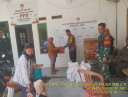 Bhabinkamtibmas Desa Rancamulya Monitoring Pembagian Bantuan Nutrisi Tambahan Bagi Balita Stunting Dari BKKBN (Badan Kependudukan Keluarga Berencana Nasional)