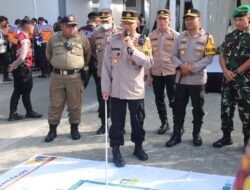 Letkol Kav Christian Gordon Rambu.M.Si.(Han) melaksanakan Apel Pengecekan Pengamanan Pilkada Dalam Rangka Pendaftaran Calon Bupati