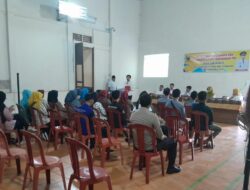 Bripka Agung Novyana Putra S.H. Monitoring Sosialisasi Pencegahan Dan Penanggulangan Penyebaran Penyakit TBC di Desa Girimukti