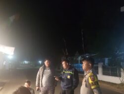 Patroli malam,Polsek Tanjungkerta Polres Sumedang Polda jabar terus berusaha wujudkan situasi yang aman dan kondusif