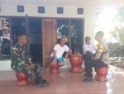 Sinergitas TNI – Polri, Bhabinkamtibmas Polsek Tomo beserta Babinsa Laksanakan Sambang Kamtibmas kepada Warga Binaan.