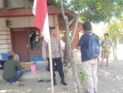 Silaturahmi dengan Warga Binaan Panit Binmas Polsek Tomo Berikan Pesan-pesan Kamtibmas.