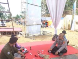 Kapolsek Tanjungkerta Lakukan Persiapan Jamran di Desa Sukamantri