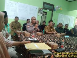 Sosialisasi Pemilihan Gubernur, Wakil Gubernur Jawa Barat, serta Bupati dan Wakil Bupati Sumedang oleh Polsek Tanjungmedar