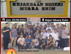 Jalin Ke Akraban Pihak Kejari Muara Enim Gelar Coffe Morning Bersama Insan Pers