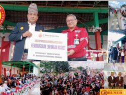 PT.Wahana Baratama Mining pada HUT SATUI ke-361 Berikan Sumbagan dan Hadiah serta beasiswa.