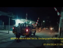 Anggota Polsek Sukasari Rutin Laksanakan Patroli KRYD Blue Light / Malam hari di Wilayah Kecamatan Sukasari Kabupaten Sumedang
