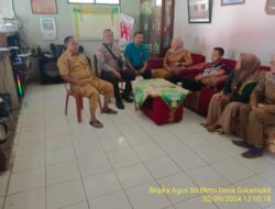 Bripka Agus Sukmana melaksanakan sambang/silatrahmi kamtibmas