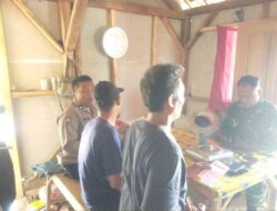 Sinergitas TNI – Polri, Bhabinkamtibmas Polsek Tomo beserta Babinsa Laksanakan Sambang Kamtibmas kepada Warga Binaan.