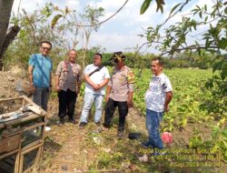 Silahturahmi Kapolres Sumedang dan Kapolsek Tomo kepada Petani Tembakau di Desa Darmawangi.
