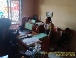 Sosialisasi Pemilihan Gubernur, Wakil Gubernur Jawa Barat, serta Bupati dan Wakil Bupati Sumedang oleh Polsek Tanjungmedar