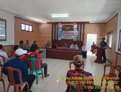 Bhabinkamtibmas Desa Cikaramas Hadiri Musyawarah Perencanaan RKPDes 2025