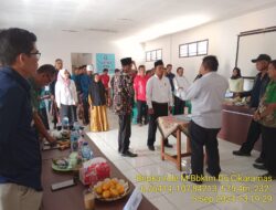 Kapolsek Tanjungmedar Hadiri Pelantikan Perangkat Desa Cikaramas Tahun 2024