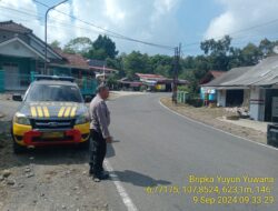 Antisipasi terjadinya C3 (Curas,Curat, dan Curanmor) Polsek Tanjungmedar Polres Sumedang Polda Jabar melaksanakan KRYD siang hari