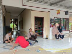 Bripka Agus Sukmana melaksanakan sambang/silatrahmi kamtibmas ke warga masyarakat 