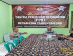 Sosialisasi Pemilihan Gubernur, Wakil Gubernur Jawa Barat, serta Bupati dan Wakil Bupati Sumedang oleh Polsek Tanjungmedar