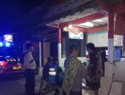 Patroli malam,Polsek Tanjungkerta Polres Sumedang Polda jabar terus berusaha wujudkan situasi yang aman dan kondusif