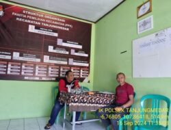 Sosialisasi Pemilihan Gubernur, Wakil Gubernur Jawa Barat, serta Bupati dan Wakil Bupati Sumedang oleh Polsek Tanjungmedar