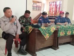 Kanit Binmas dan Babinsa Gelar Silaturahmi Kamtibmas dengan Ketua Karang Taruna di Desa Cipanas
