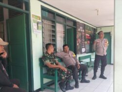 Sinergitas TNI – Polri,Polsek Tanjungkerta Polres Sumedang Polda Jabar,sambangi Koramil Tanjungkerta jalin silaturahmi