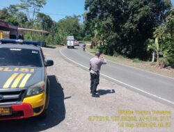 Antisipasi terjadinya C3 (Curas,Curat, dan Curanmor) Polsek Tanjungmedar Polres Sumedang Polda Jabar melaksanakan KRYD siang hari