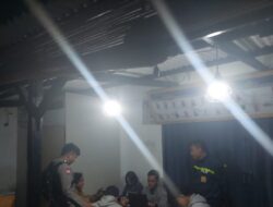 Patroli malam,Polsek Tanjungkerta Polres Sumedang Polda jabar terus berusaha wujudkan situasi yang aman dan kondusif