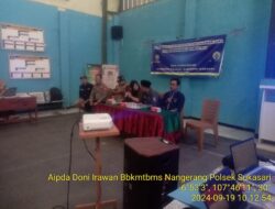 Polsek sukasari melaksanakan Giat menghadiri Musyawarah perencanaan Pembangunan Desa (Musrenbangdes) anggran 2025,sekaligus sambang untuk menjalin silaturahmi