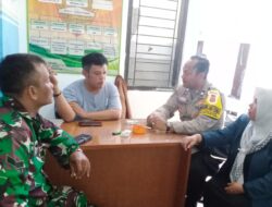 Sinergitas TNI – POLRI Bhabinkamtibmas dan Babinsa Kelurahan Kota Kaler Dalam Rangka Pelaksanaan Program Quick Wins Presisi Polri