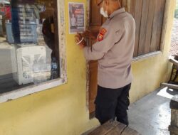 Kapolsek Tanjungmedar Pasang Himbauan Kapolres Sumedang Jelang Pilkada 2024
