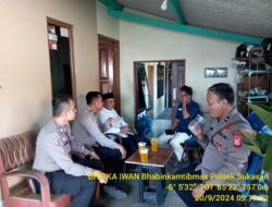 Polsek Sukasari melaksanakan kegiatan Jumat Curhat untuk menampung aspirasi warga dan meningkatkan kinerja Polri sebagai pelindung dan pengayom masyarakat.