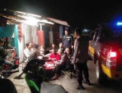 Patroli malam,Polsek Tanjungkerta Polres Sumedang Polda jabar terus berusaha wujudkan situasi yang aman dan kondusif