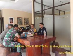 SILAHTURAHMI SINERGRITAS TNI-POLRI GUNA MEWUJUDKAN SITUASI KONDUSIP ,DIWILAYAH HUKUM POLRES SUMEDANG POLSEK SUKASARI