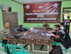 Sosialisasi Pemilihan Gubernur, Wakil Gubernur Jawa Barat, serta Bupati dan Wakil Bupati Sumedang oleh Polsek Tanjungmedar